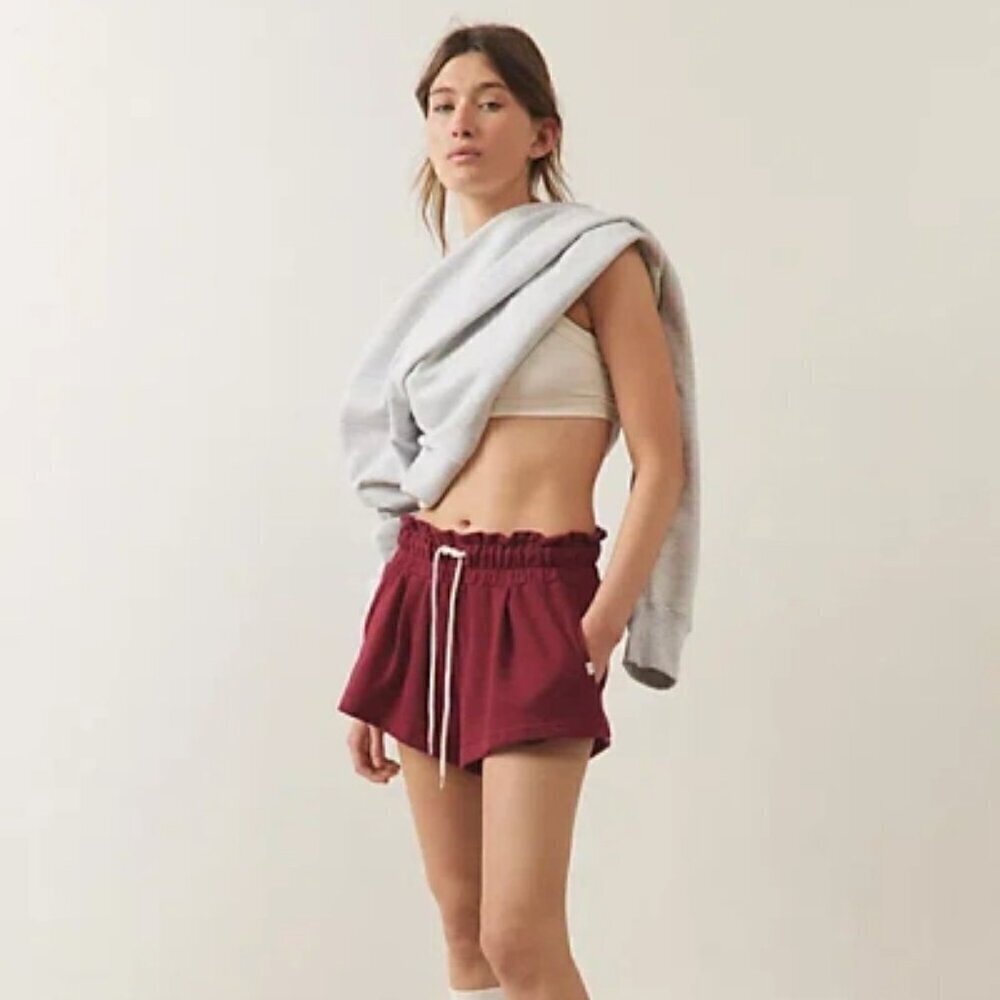 NWT UO Out From Under Neo Red Sweat Shorts